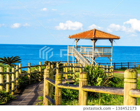 海納裡崎公園展望台（沖繩縣西表島） 138452173