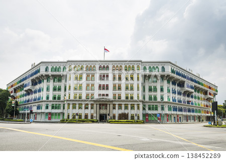 View of the Old Hill Street Police Station, Singapore. Now the Ministry of Digital Development and Information and the Ministry of Culture, Community and Youth are here. View of the Old Hill Street Police Station, Singapore. Now the Ministry of Digital Development and Information and the Ministry of Culture, Community and Youth are here. 138452289