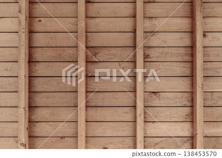 A weathered wooden wall texture background 138453570