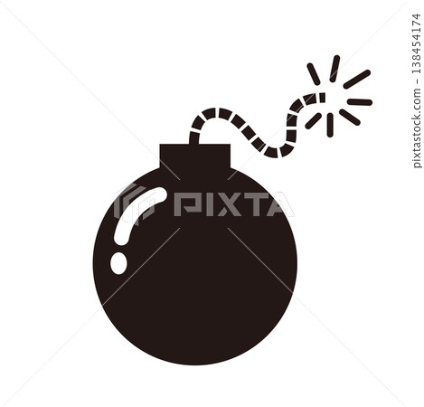 Bomb icons for UI and game assets in fantasy RPGs 138454174