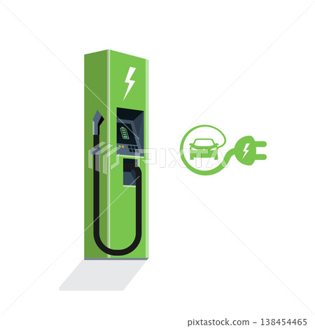Charging Station for Electric Car 138454465