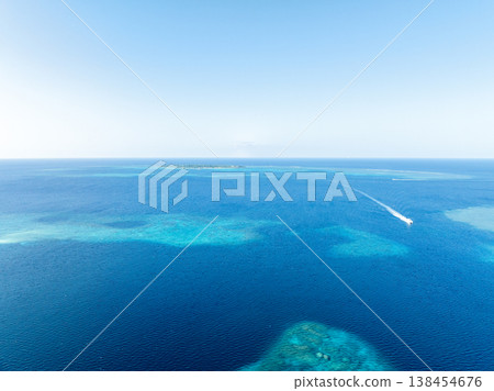 A ferry departing from Hatoma Island (Taketomi Town, Okinawa Prefecture) A ferry departing from Hatoma Island (Taketomi Town, Okinawa Prefecture) 138454676
