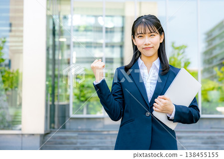business woman in suit business woman in suit 138455155
