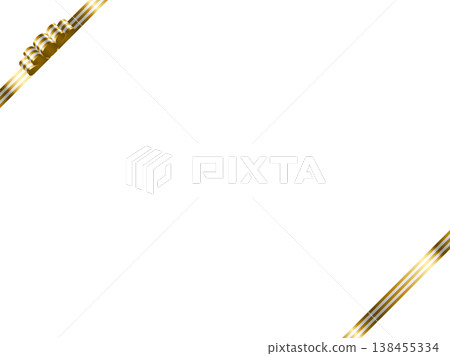 Ribbon wave, stripe, diagonal F, 1 gold Ribbon wave, stripe, diagonal F, 1 gold 138455334
