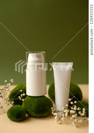A white, empty aluminum spray or foam jar as a mockup. An empty cosmetic jar mockup A white, empty aluminum spray or foam jar as a mockup. An empty cosmetic jar mockup 138455555