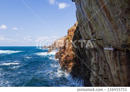 Sandanbeki Cliffs and Sudden Rock Sandanbeki Cliffs and Sudden Rock 138455731