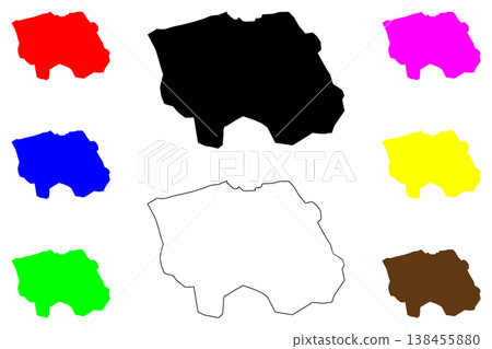 Linkoping city (Kingdom of Sweden) map vector illustration, scribble sketch Linkoping map Linkoping city (Kingdom of Sweden) map vector illustration, scribble sketch Linkoping map 138455880