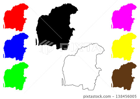 Pingtung city (Republic of China, ROC, Taiwan) map vector illustration, scribble sketch Heito map Pingtung city (Republic of China, ROC, Taiwan) map vector illustration, scribble sketch Heito map 138456005
