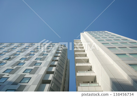 Modern commercial building architecture. 138456734