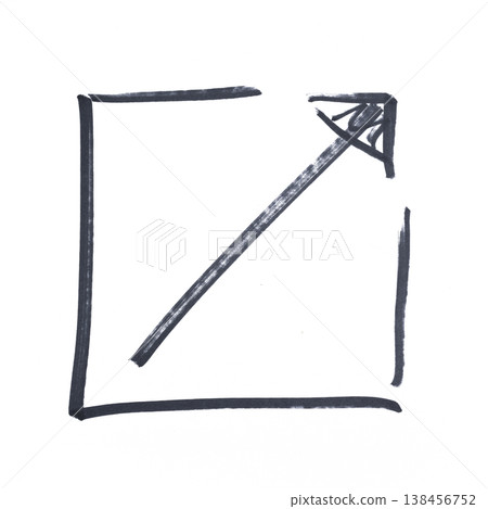 the external link symbol with a black marker 138456752