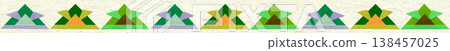 Children's Day Earth-tone origami-style helmet collage illustration with line and decorative border material Children's Day Earth-tone origami-style helmet collage illustration with line and decorative border material 138457025
