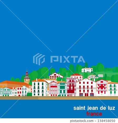 Saint-Jean-de-Luz, Basque Country, France, Summer 138458050
