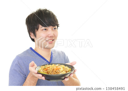 Men carrying cooking Men carrying cooking 138458491
