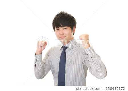 一個很高興的商人 一個很高興的商人 138459172