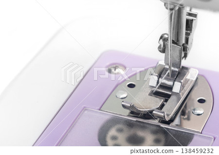 electric sewing machine, needle close-up electric sewing machine, needle close-up 138459232
