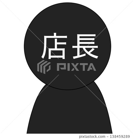 門市經理圖標 138459289
