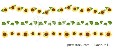 Sunflower Line Set (3 types) Sunflower Line Set (3 types) 138459319