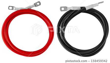 Thick electrical cable for power connections to equipment and batteries Thick electrical cable for power connections to equipment and batteries 138459342