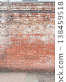 A red brick wall that evokes a sense of history. 138459518