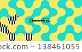 Simple layout with abstract geometric shapes. 138461055