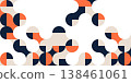 Simple layout with abstract geometric shapes. 138461061