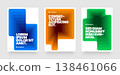 Simple template with abstract geometric shapes. 138461066