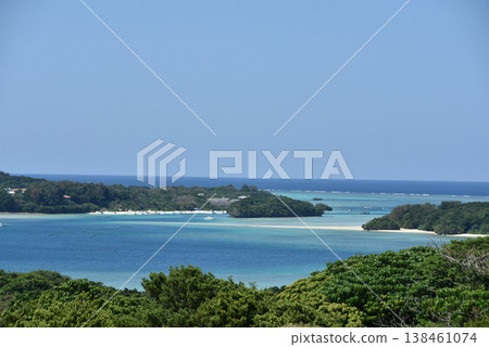 石垣島的藍天碧海 石垣島的藍天碧海 138461074