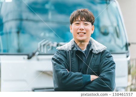卡車司機,冬季 卡車司機,冬季 138461557
