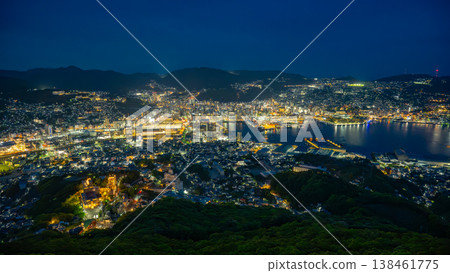 Night view of Nagasaki Night view of Nagasaki 138461775