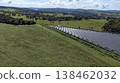 Aerial low angle view of solar panel farm in Atalaia 138462032