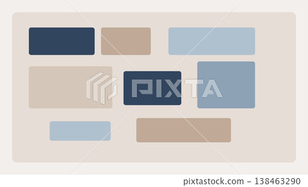 Broken grid card system with irregular gaps, modular asymmetry, and clean premium abstract interface layout for advanced modern UI design Broken grid card system with irregular gaps, modular asymmetry, and clean premium abstract interface layout for advanced modern UI design 138463290