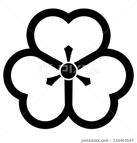 This is a family crest. It's called Chūin Katabami. 138463647