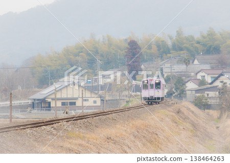Local line running through Satoyama Local line running through Satoyama 138464263