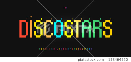 Colorful Arcade Font, 8bit Pixels Alphabet, 16bit pixel Letters, Y2K Modern Typography, Retro Game Logo Headline, Playful Colour Typeface, Fun Kid Type, Vintage Gaming Title Fonts. Vector Typeset Colorful Arcade Font, 8bit Pixels Alphabet, 16bit pixel Letters, Y2K Modern Typography, Retro Game Logo Headline, Playful Colour Typeface, Fun Kid Type, Vintage Gaming Title Fonts. Vector Typeset 138464350