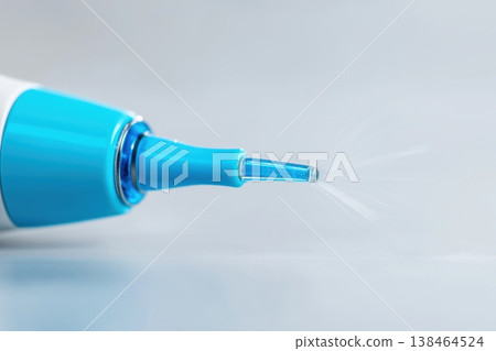 Transparent replacement nozzle for a modern water flosser 138464524