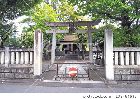 Torii gate of Hikawa Shrine in Senju 4-chome (Adachi Ward, Tokyo) Torii gate of Hikawa Shrine in Senju 4-chome (Adachi Ward, Tokyo) 138464683