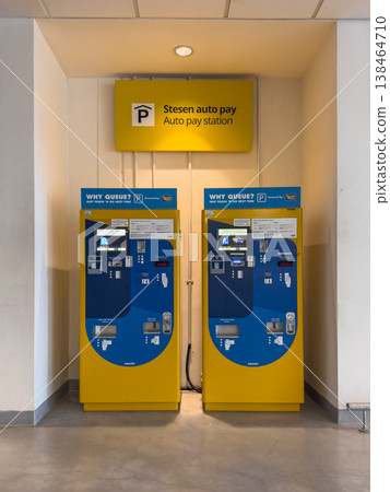 Auto pay station at Stesen Auto Pay in IKEA Auto pay station at Stesen Auto Pay in IKEA 138464710