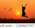 Leaping for Joy A Silhouette of Mental Health Liberation and Happiness 138465707