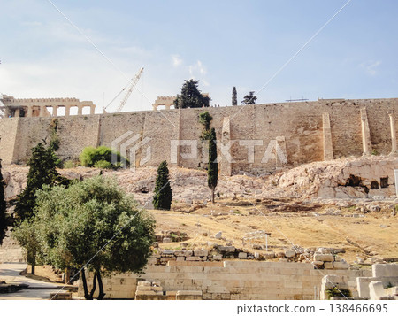 Historical Ruins of the Acropolis and Parthenon in Athens Historical Ruins of the Acropolis and Parthenon in Athens 138466695