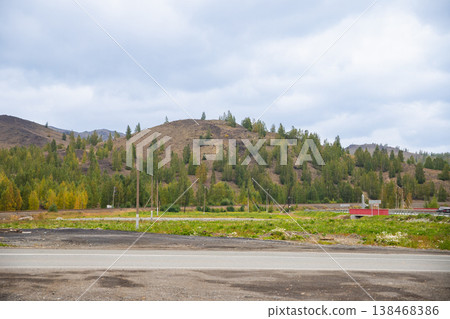 road, railroad and mountains. Eco-restoration and reclamation of industrial areas for improved environmental conditions and quality of life. road, railroad and mountains. Eco-restoration and reclamation of industrial areas for improved environmental conditions and quality of life. 138468386