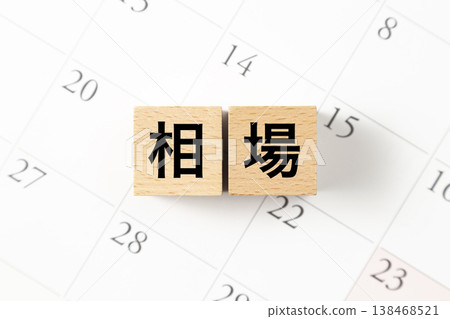 A block labeled "Market Price" and a calendar 138468521