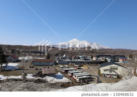 Early April, Hokkaido, Shiribeshi, Niseko, clear skies, spring seems to have arrived, Ezo Fuji, Mt. Yotei, Niseko, Kimobetsu, Kutchan, Kyogoku, Early April, Hokkaido, Shiribeshi, Niseko, clear skies, spring seems to have arrived, Ezo Fuji, Mt. Yotei, Niseko, Kimobetsu, Kutchan, Kyogoku, 138468632