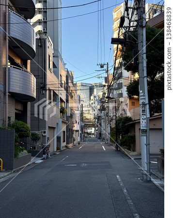 清晨的南千住街景。 清晨的南千住街景。 138468839