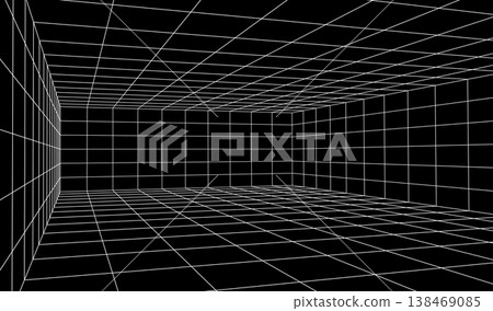 3d design digital for background grid line and abstract technology perspective. Futuristic light vector for geometric cyber floor and graphic space virtual. 3d game illustration for background. 3d design digital for background grid line and abstract technology perspective. Futuristic light vector for geometric cyber floor and graphic space virtual. 3d game illustration for background. 138469085
