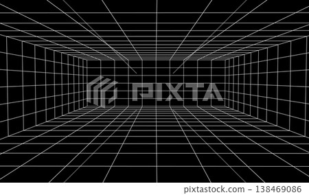 3d design digital for background grid line and abstract technology perspective. Futuristic light vector for geometric cyber floor and graphic space virtual. 3d game illustration for background. 3d design digital for background grid line and abstract technology perspective. Futuristic light vector for geometric cyber floor and graphic space virtual. 3d game illustration for background. 138469086