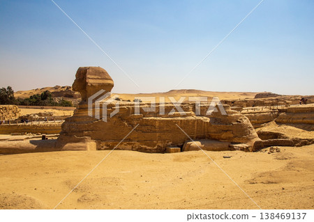 The Sphinx of Giza, a monument that has stood guard for millennia The Sphinx of Giza, a monument that has stood guard for millennia 138469137
