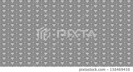 Japanese wave background. Seigaiha traditional oriental geometric pattern for design 138469438
