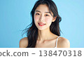 The beauty image of Japanese women with beautifully moisturized, radiant skin. 138470318