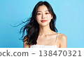 The beauty image of Japanese women with beautifully moisturized, radiant skin. 138470321
