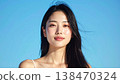 The beauty image of Japanese women with beautifully moisturized, radiant skin. 138470324